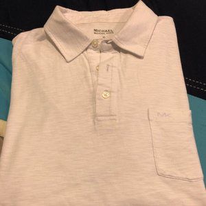 MICHAEL KORS WHITE SHORT SLEEVES POLO LIGHTWEIGHT